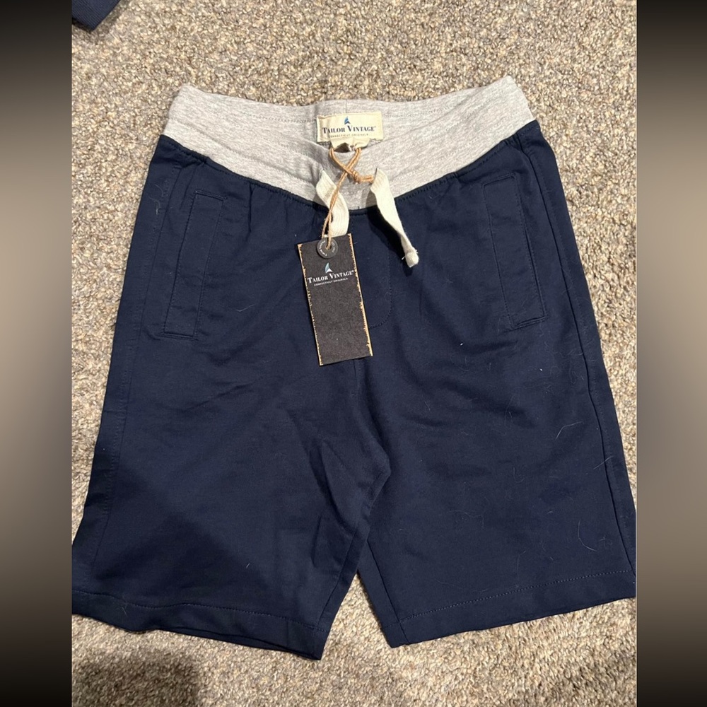 Tailor Vintage Navy Shorts